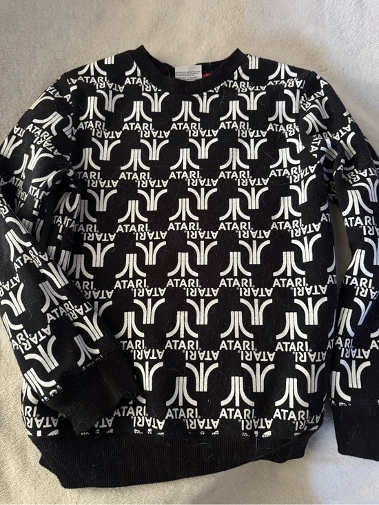 Atari Other - Atari Kids Black w/ White Logo Crew Sweatshirt